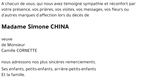 Simone CHINA