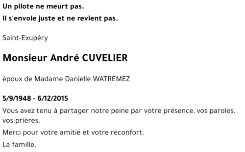 André CUVELIER