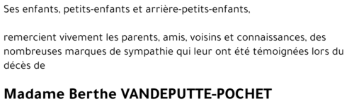 Berthe VANDEPUTTE