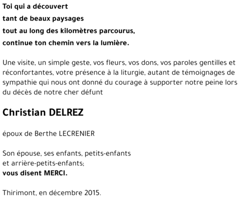 Christian DELREZ