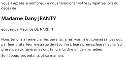 Dany JEANTY