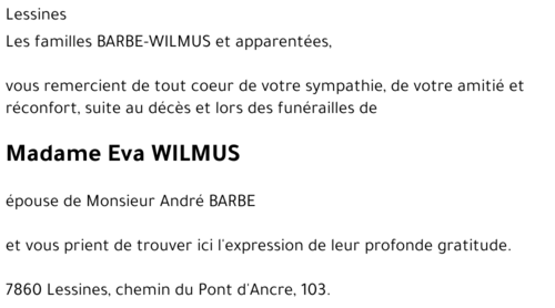 Eva WILMUS
