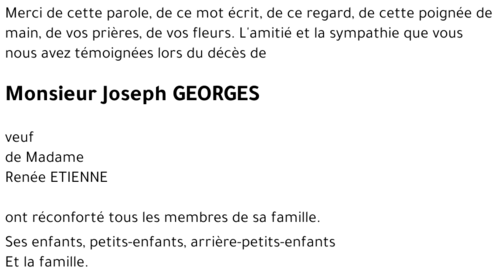 Joseph GEORGES