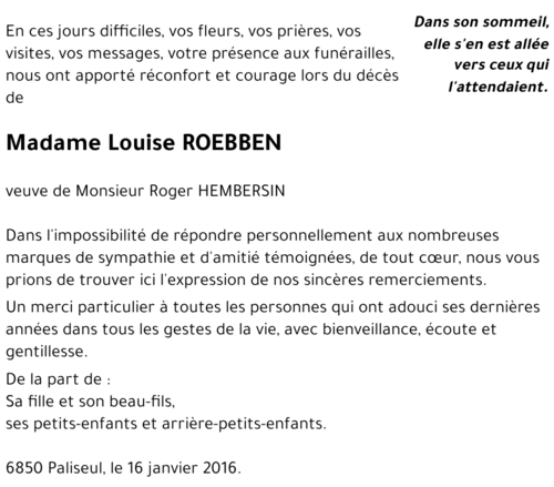 Louise ROEBBEN
