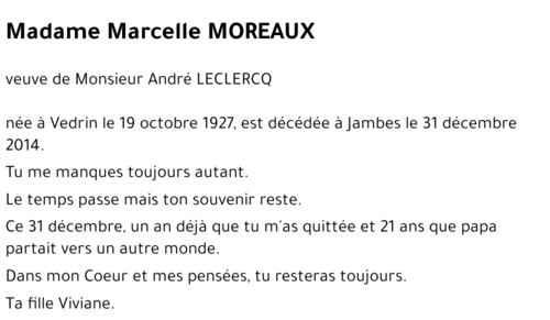 Marcelle MOREAUX