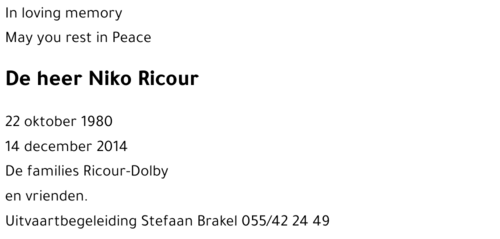 Niko Ricour