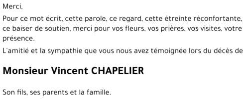 Vincent CHAPELIER