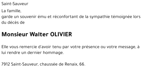 Walter OLIVIER