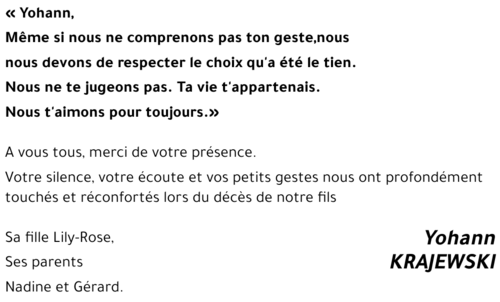 Yohann KRAJEWSKI 