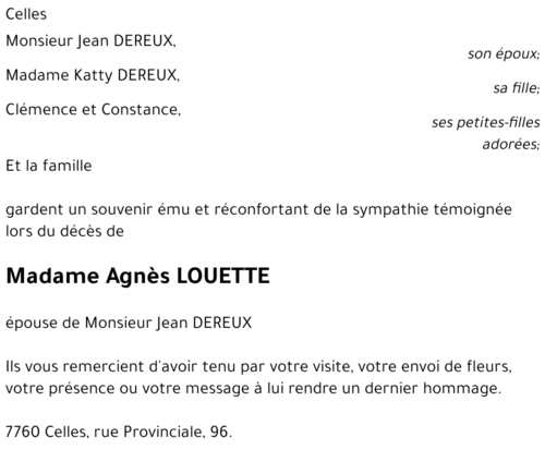 Agnès LOUETTE
