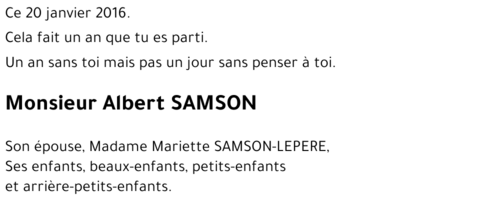 Albert SAMSON