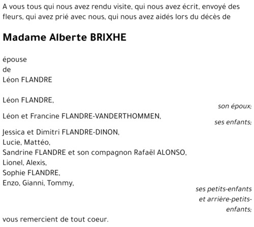 Alberte BRIXHE