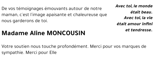 Aline MONCOUSIN