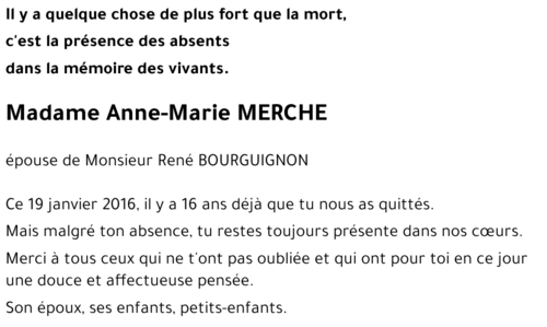 Anne-Marie MERCHE