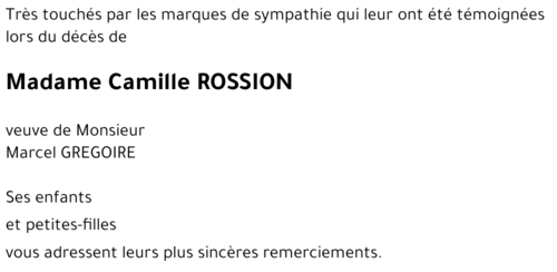 Camille ROSSION