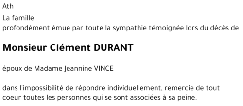 Clément DURANT