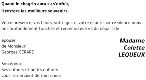 Colette LEQUEUX
