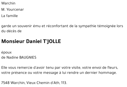 Daniel T'JOLLE