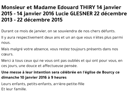Edouard et Lucie THIRY-GLESNER