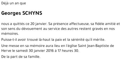 Georges SCHYNS