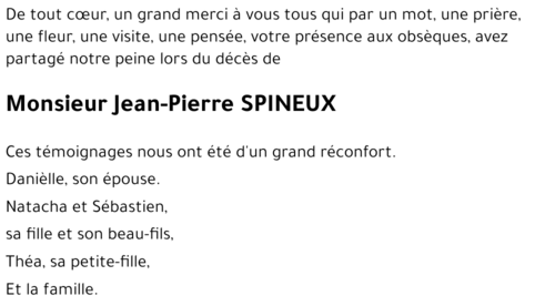 Jean-Pierre SPINEUX