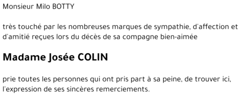 Josée COLIN