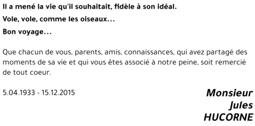 Jules HUCORNE