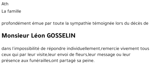 Léon GOSSELIN