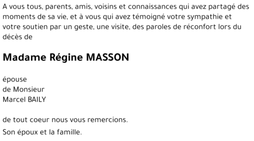 Régine MASSON
