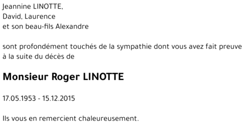 Roger LINOTTE