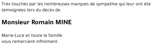 Romain MINE