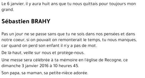 Sébastien BRAHY