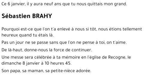Sébastien BRAHY