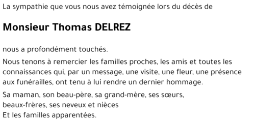 Thomas DELREZ