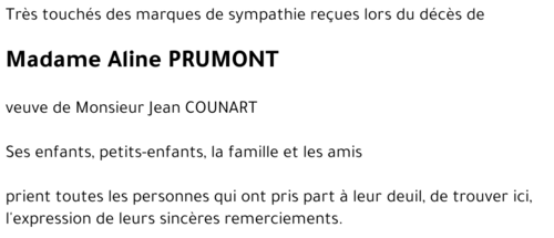 Aline PRUMONT