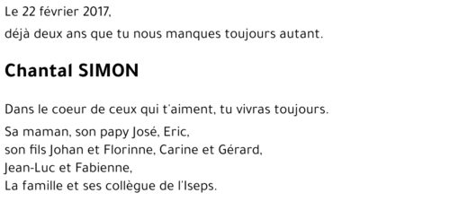 Chantal SIMON