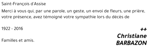 Christiane BARBAZON