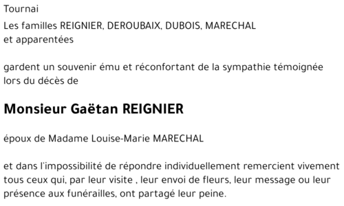 Gaëtan REIGNIER