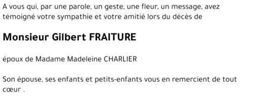 Gilbert FRAITURE