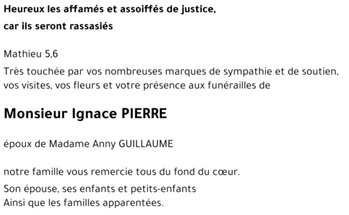 Ignace PIERRE 