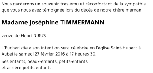 Joséphine TIMMERMANN