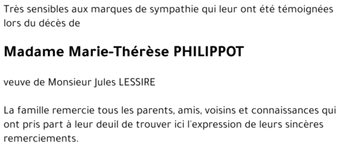 Marie-Thérèse PHILIPPOT