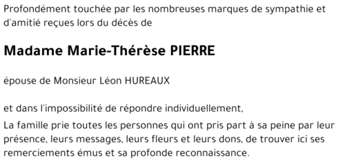 Marie-Thérèse PIERRE