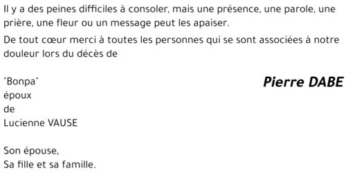 Pierre DABE