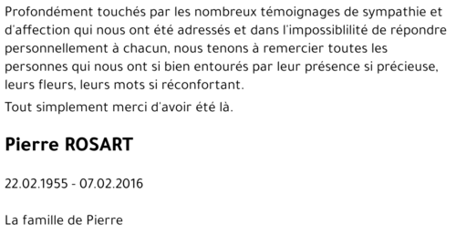 Pierre ROSART