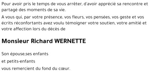 Richard WERNETTE