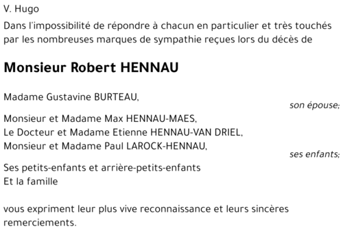 Robert HENNAU