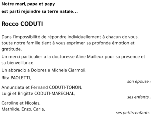 Rocco CODUTI