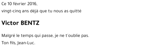 Victor BENTZ