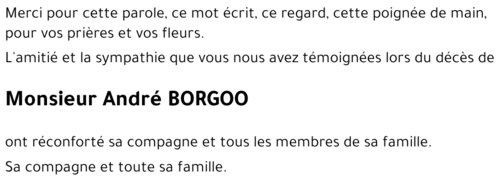 André BORGOO